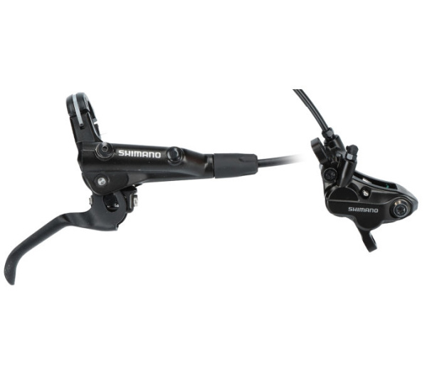 Гальмо гідравл. дискове SHIMANO MT501-E заднє (права ручка, 4-поршн. каліпер BR-MT520, гідроліния 1700мм)