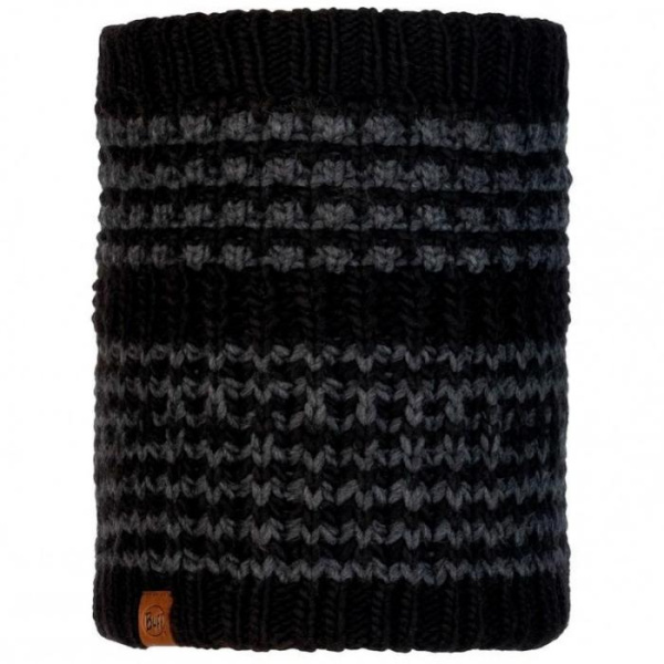 Шарф-труба Buff Knitted & Polar Neckwarmer Kostik, Black