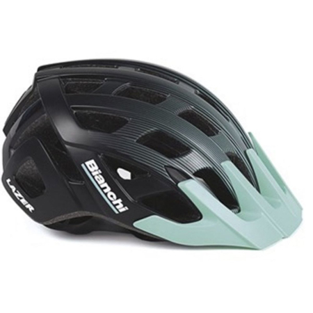 Велошлем Bianchi Roller, Black/Celeste