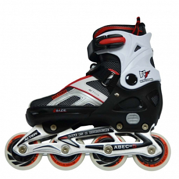 Роликовые коньки раздвижные Action Danny, Red