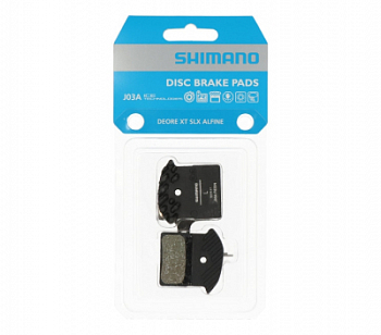 Гальмівні колодки SHIMANO J03А+радіатор, полімер/resin