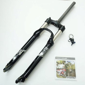 Вилка SUNTOUR XCR-32 RLR 120 27.5/28,6/A-H Disc (Post), пружин черный