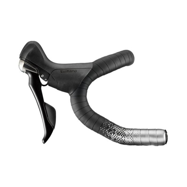 Обмотка для руля Ciclovation Leather Touch Shining Metallic Черно-серебристый