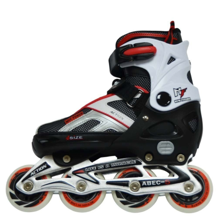 Роликовые коньки раздвижные Action Danny, Red