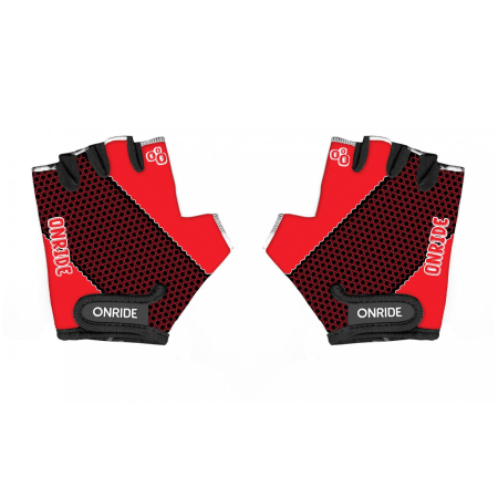 Перчатки детские Onride Gem, Черно-красный