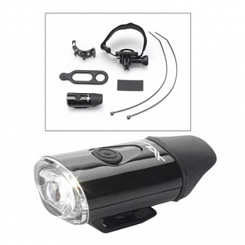 Велофонарь на шлем XLC CL-F20