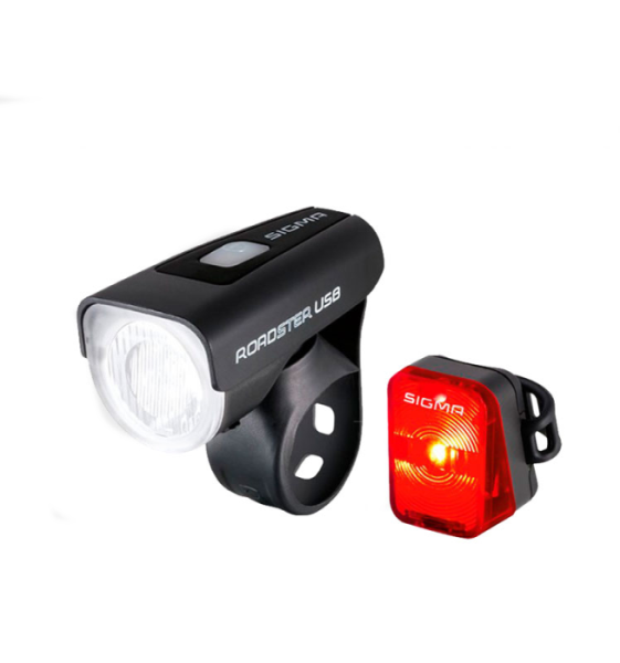 Комплект велосвета Sigma Sport Roadster USB K-SET