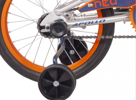 Детский велосипед Apollo NEO girls 16", Brushed Alloy / Lavender / Purple Fade