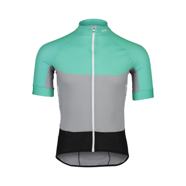 Джерси мужское POC Essential Road Light Jersey, Fluorite Green/Alloy Grey, L