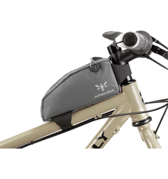 Велосумка на раму Apidura Backcountry Top Tube Pack, 1 л, Gray