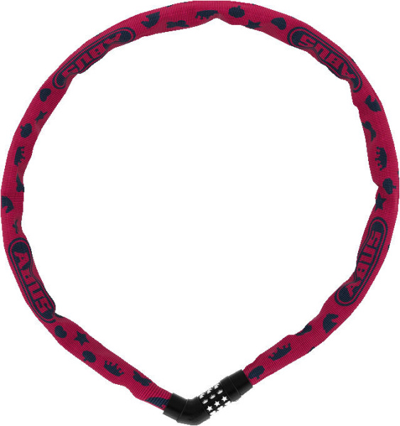 Велозамок ABUS 4804 C, Pink Symbols