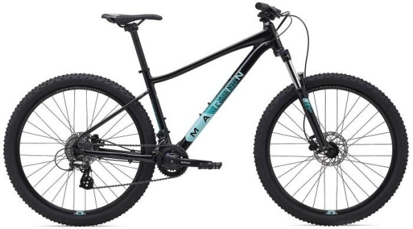 Горный велосипед Marin Wildcat Trail 3 27.5" Gloss Black/Dark Teal/Light Teal 2020