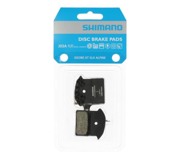 Гальмівні колодки SHIMANO J03А+радіатор, полімер/resin