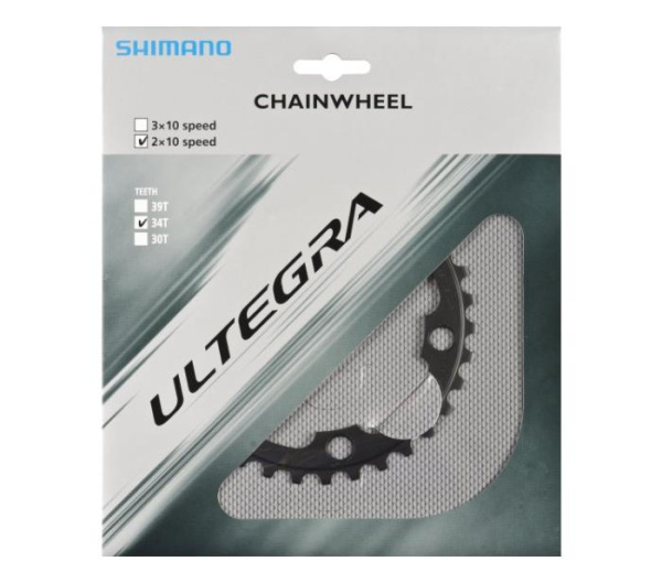 Зірка шатунів Shimano FC-6750 ULTEGRA 34зуб. 10-швидк (5-лапка), сіра