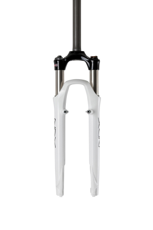 Вилка SUNTOUR NRX-D RL AIR 75мм 700C/28,6/A-H возд. Disc, манетка блокировки на руль, белый