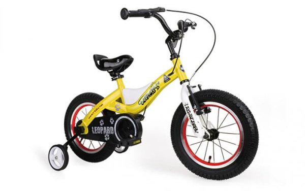 Детский велосипед RoyalBaby Leopard 18", OFFICIAL UA, Желтый