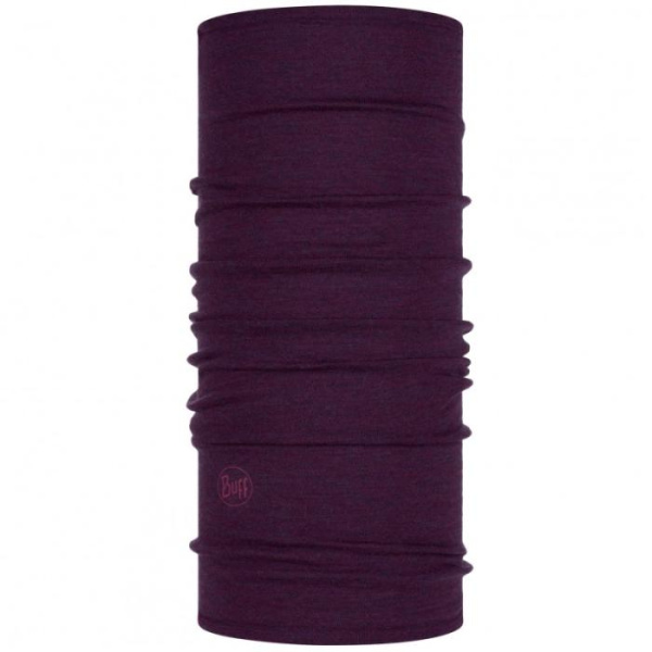 Шарф-труба Buff Midweight Merino Wool, Purplish Melange