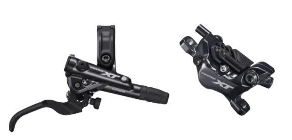 Гальмо гідравл. дискове SHIMANO M8120 DEORE XT заднє (права ручка, 4-поршн каліпер, гідролінія 1700мм)