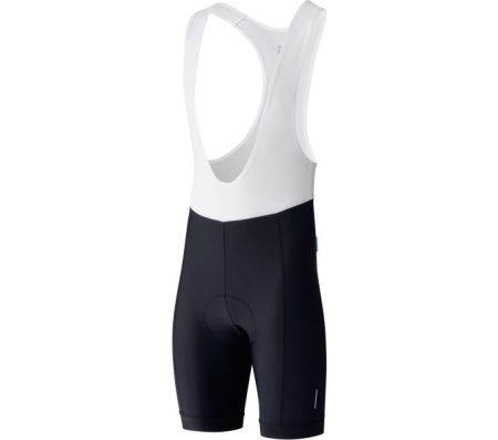 Велошорты Shimano с лямками, Черный