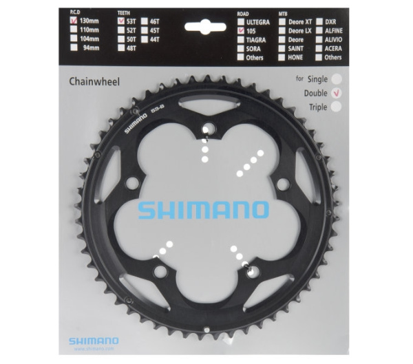Зірка шатунів FC-5700 Shimano 105, 53зуб, В, (5-лапка)