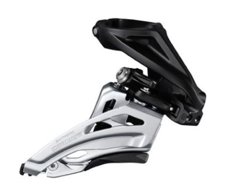 Переключатель передний Shimano FD-M6020-H DEORE 2X10, HIGH CLAMP, SIDE SWING, FRONT-PULL, хомут