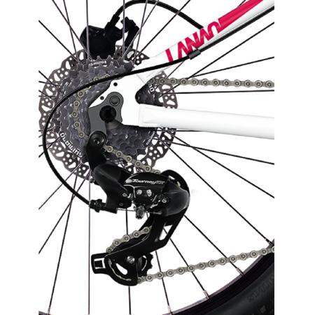 Детский велосипед Ghost Lanao D4.4 24" Бело-розовый 2020