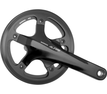 Шатуны Shimano FC-S501 ALFINE, інтегрована вісь, 170мм, 42Т, каретка SM-BB4600