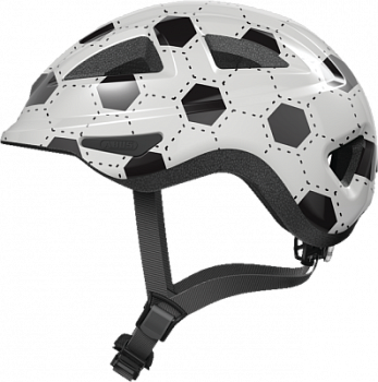 Велошлем детский ABUS Anuky 2.0, White Football