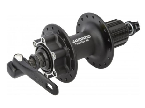 Втулка задня FH-M525 DEORE 36отв ротор на 6 болт чорн