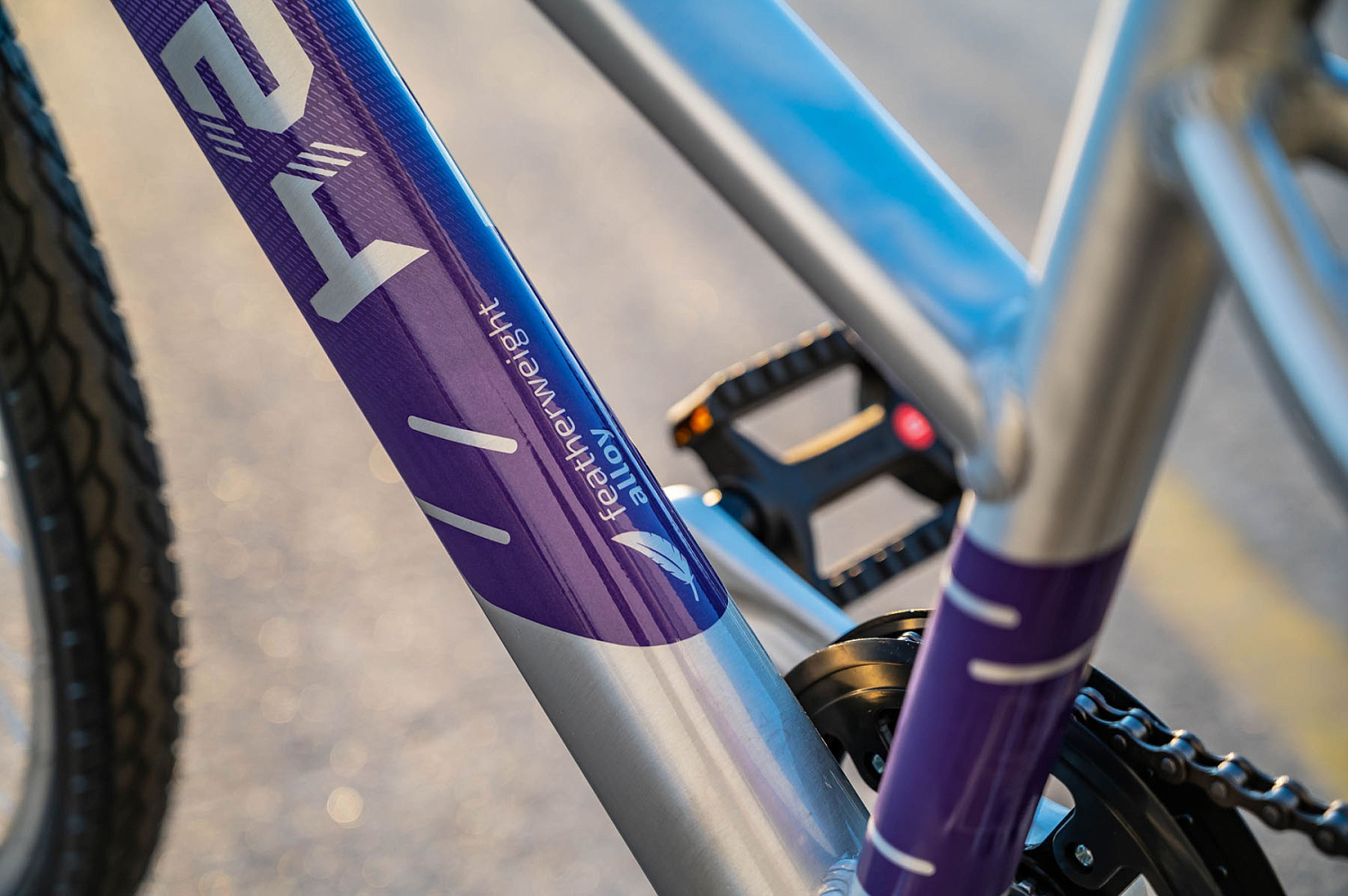 Детский велосипед Apollo NEO 3i girls 24", Brushed Alloy / Lavender / Purple Fade