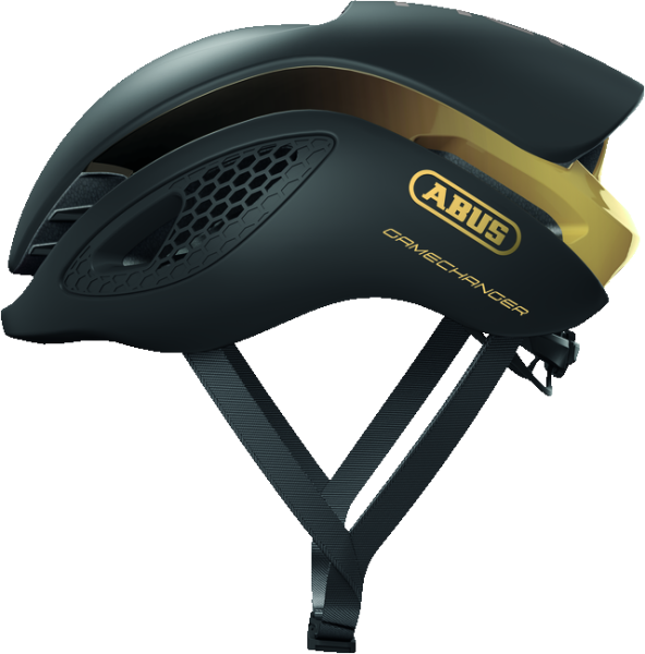 Велошлем ABUS Gamechanger, Black Gold