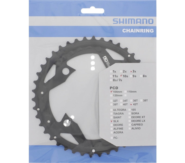 Зірка шатунів Shimano FC-M670 SLX, 42зуб. АЕ