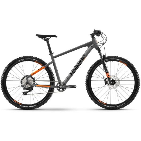 Горный велосипед Haibike Seet 10 27.5" Cеро-оранжевый матовый 2021
