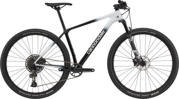 Горный велосипед Cannondale F-SI Carbon 5 29" Черно-белый 2021