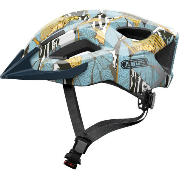 Велошолом спортивний ABUS ADURO 2.0 Blue Palm M (52-58 см)