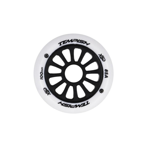 Колесо Tempish PU 85A 100 мм с подшипником, Черный