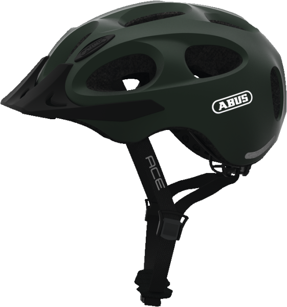 Велошлем детский ABUS Youn-I ACE, Metallic Green