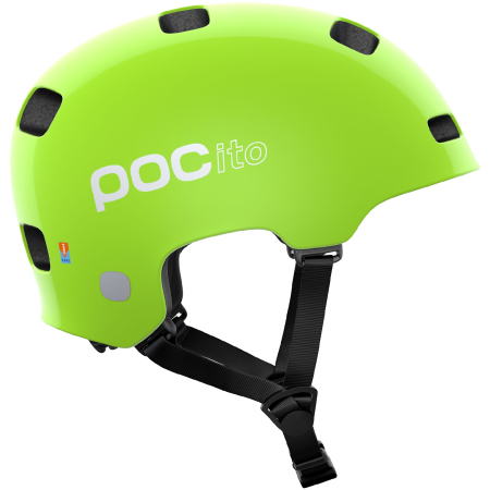 Детский велошлем POC POCito Crane MIPS Fluorescent Yellow/Green, XS/S