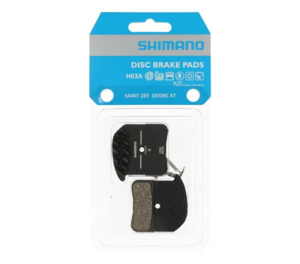 Гальмівні колодки SHIMANO H03A+радіатор, полімер/resin