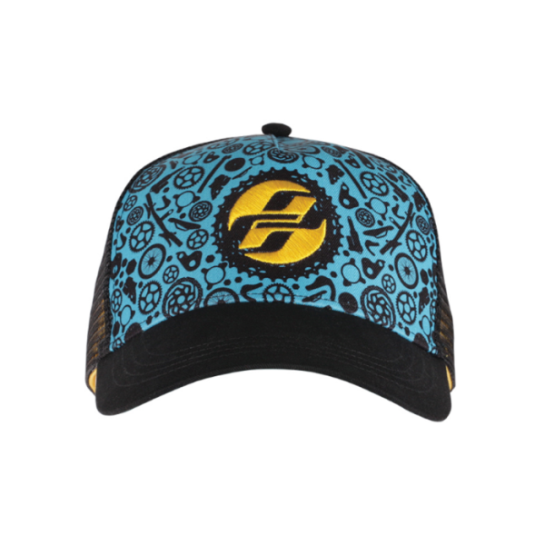 Кепка Ghost Trucker Blk/ar-Blu/am-ylw