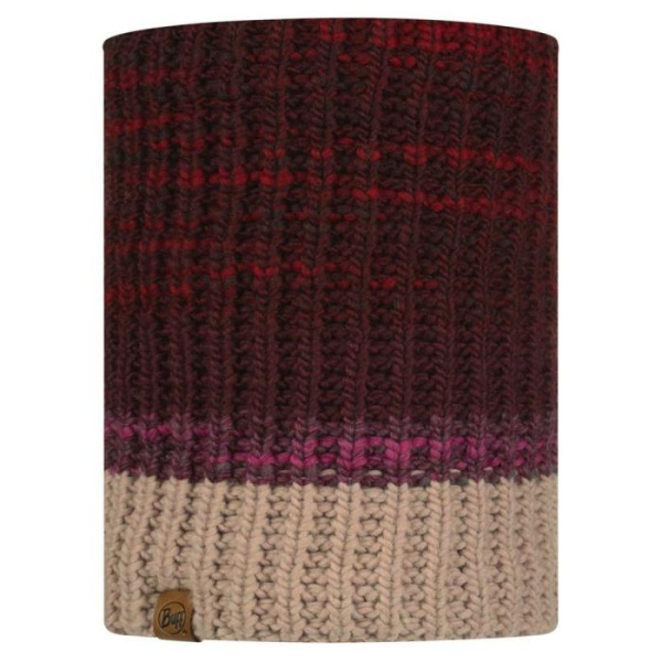 Шарф-труба Buff Knitted & Fleece Neckwarmer Alina, Maroon