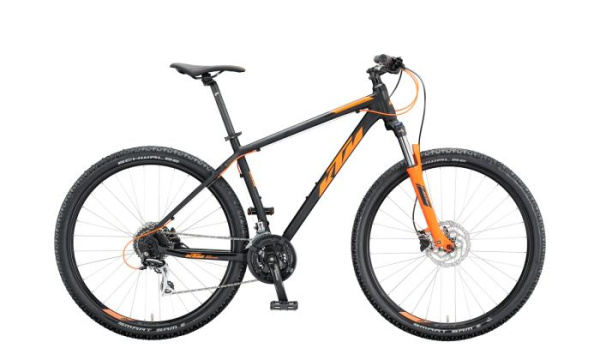Горный Велосипед KTM Chicago Disc 29" Черный-оранжевый/Серый-голубой 2020