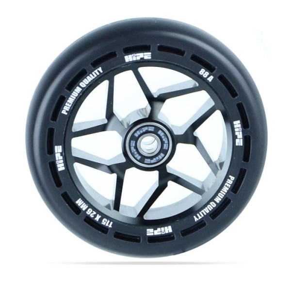 Колесо для трюкового самоката Hipe LMT12 120 мм, Black/Black