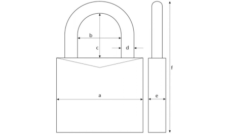 Замок ABUS 37/55 S&amp;S GRANIT™