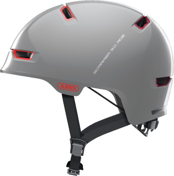 Велошлем ABUS Scraper 3.0 ACE, Alaska Grey
