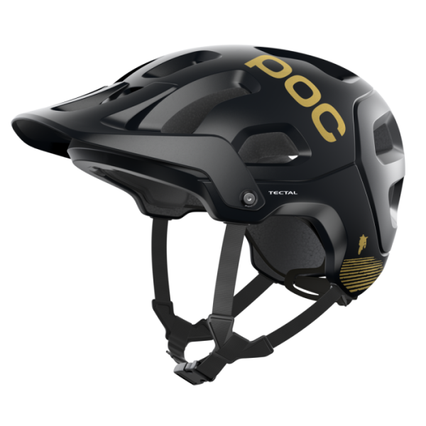 Велошлем POC Tectal Fabio Ed. Uranium Black Matt/Gold, M/L