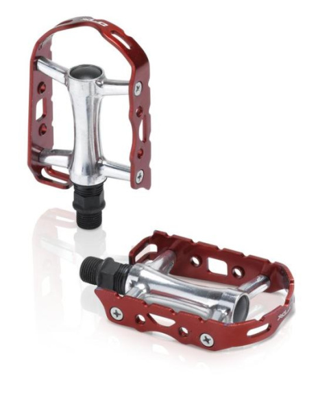Педали XLC Ultralight PD-M15, Cеребристо-красный