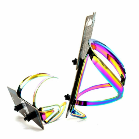 Флягодержатель Supacaz Fly Cage Ano Oil Slick, Разноцветный