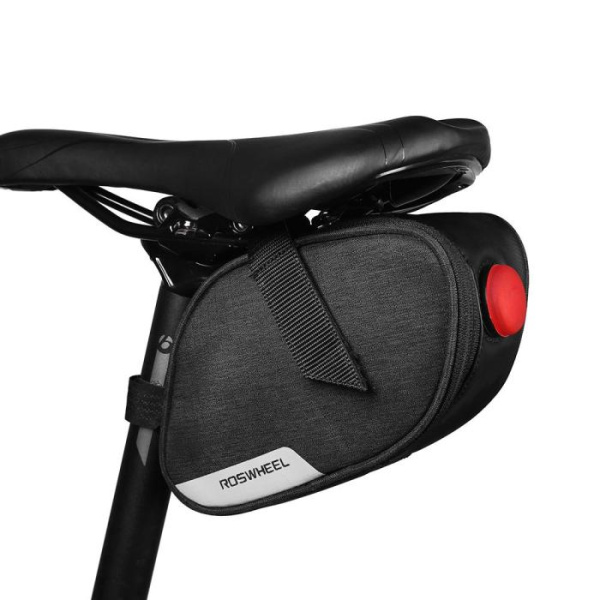 Велосумка подседельная Roswheel Essential 131463 с мигалкой