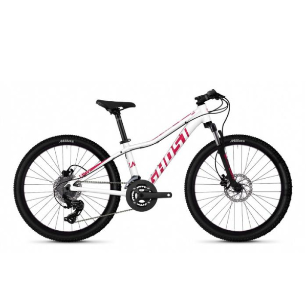 Детский велосипед Ghost Lanao D4.4 24" Бело-розовый 2020